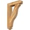 Ekena Millwork Funston Arts and Crafts Rough Sawn Bracket w/ Offset Brace, Western Red Cedar, 6"W x 24"D x 36"H BKT0604X24X36FST03RWR - alternate 1